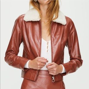 Aritzia Wilfred Tempest Jacket in Genuine Brown